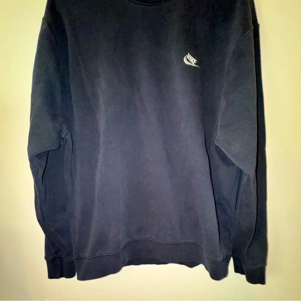 Nike Men's Washed Black Sweatshirt